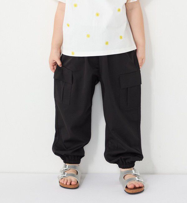 SHIPS Colors 「SHIPS Colors:90～140cm /〈洗濯機可能〉ギャザー カーゴ パンツ◇」|カーゴ|