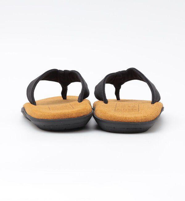 SHIPS「ISLAND SLIPPER x GROWN&SEWN: TONG W/OAK BLACK D」|サンダル|
