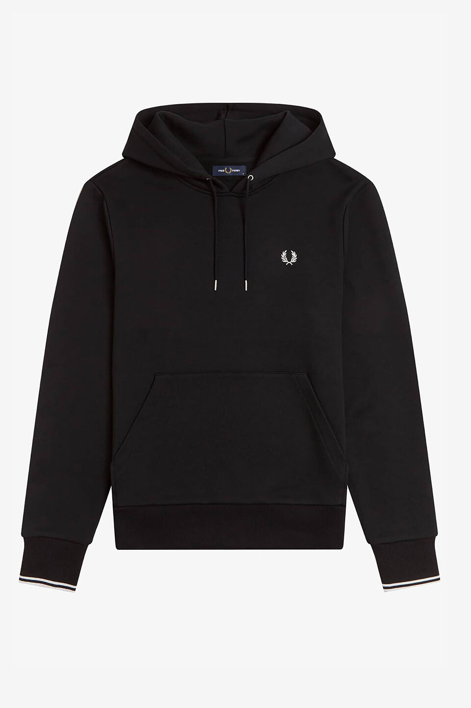 FRED PERRY 「Tipped Hooded Sweatshirt／フレッドペリーパーカー」|パーカー|BLACK