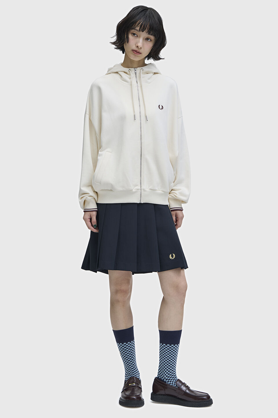 FRED PERRY 「FRED PERRY／Tipped Hooded Sweatshirt／ティップラインフードスウェットシャツ」|パーカー|