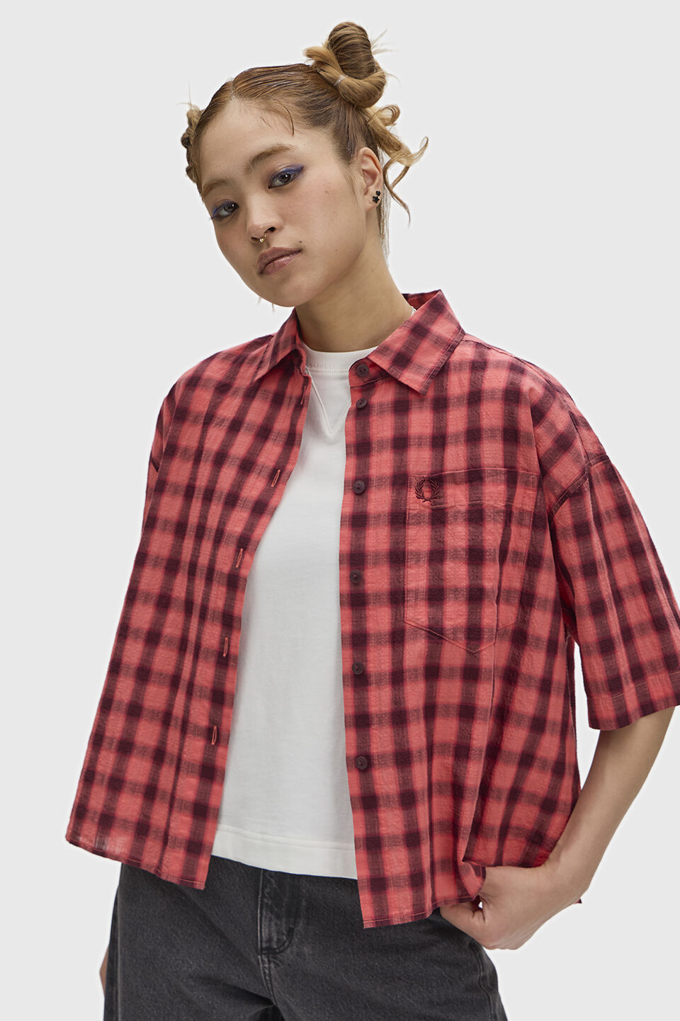 FRED PERRY 「Textured Check Shirt」|シャツ・ブラウス|STRAWBERRY
