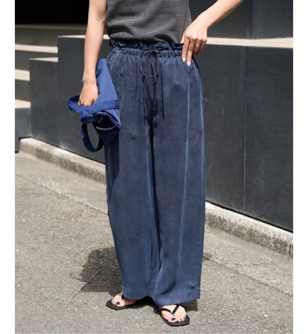 OUTDOOR PRODUCTS Usual Things「追加 キュプラステッチワークドロストパンツ」|スラックス|