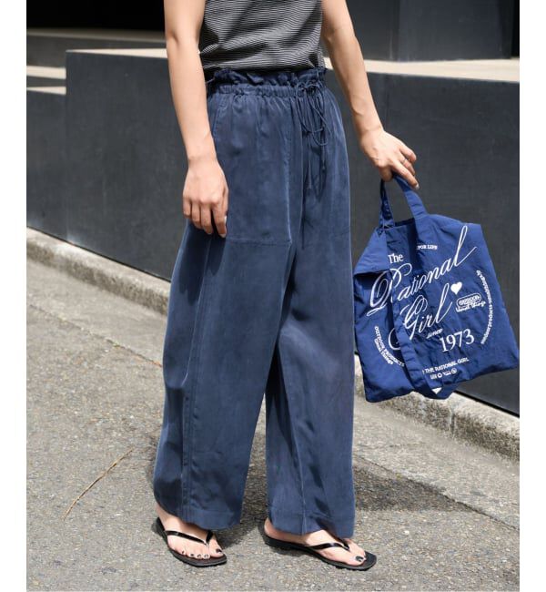 OUTDOOR PRODUCTS Usual Things「追加 キュプラステッチワークドロストパンツ」|スラックス|