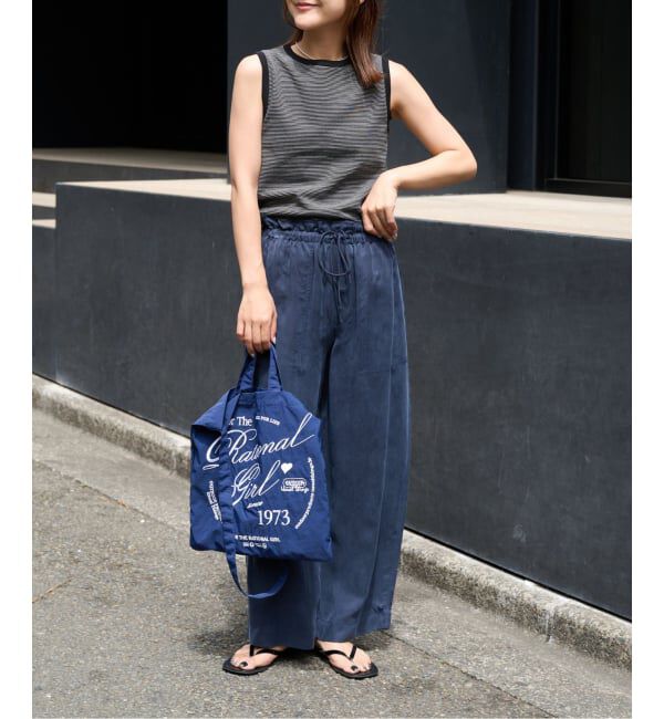 OUTDOOR PRODUCTS Usual Things「追加 キュプラステッチワークドロストパンツ」|スラックス|