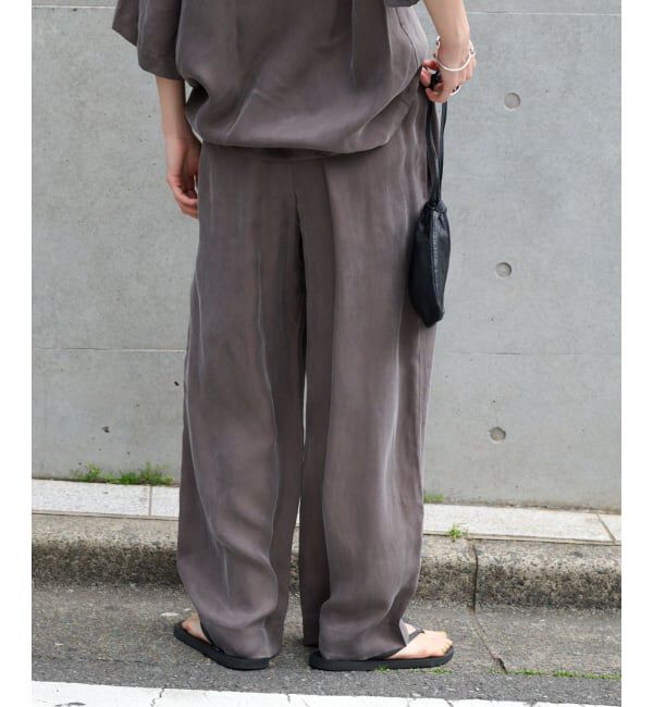 OUTDOOR PRODUCTS Usual Things「追加 キュプラステッチワークドロストパンツ」|スラックス|
