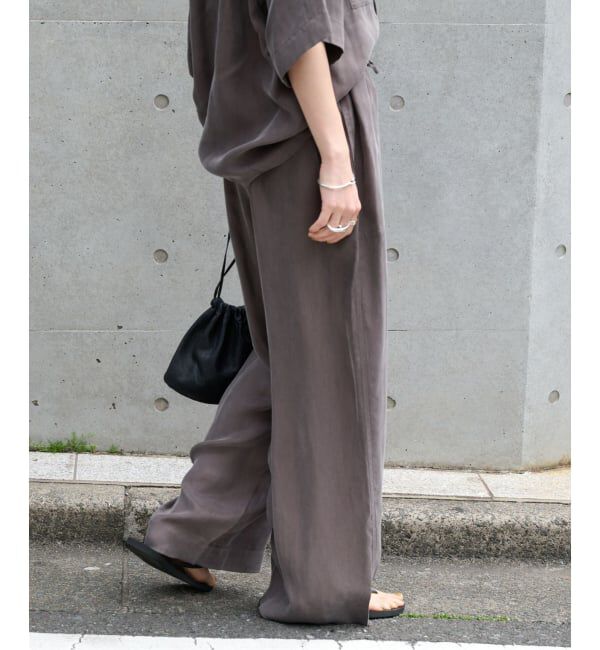 OUTDOOR PRODUCTS Usual Things「追加 キュプラステッチワークドロストパンツ」|スラックス|