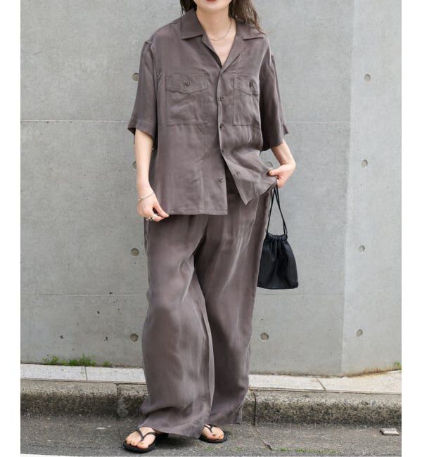 OUTDOOR PRODUCTS Usual Things「追加 キュプラステッチワークドロストパンツ」|スラックス|