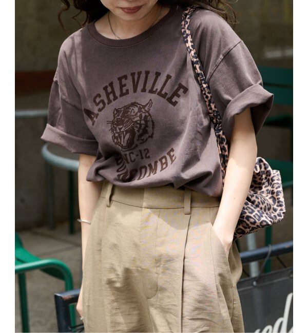 OUTDOOR PRODUCTS Usual Things「追加4 ピグメントカットオフZOO TEE」|Tシャツ・カットソー|
