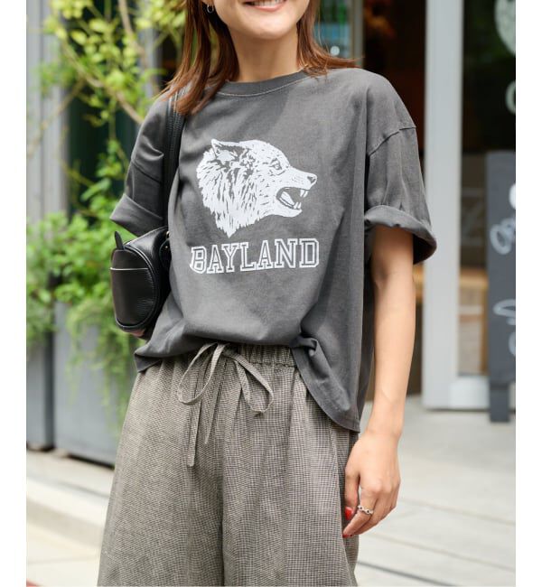 OUTDOOR PRODUCTS Usual Things「追加4 ピグメントカットオフZOO TEE」|Tシャツ・カットソー|