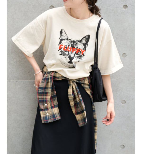 OUTDOOR PRODUCTS Usual Things「追加4 ピグメントカットオフZOO TEE」|Tシャツ・カットソー|ナチュラル
