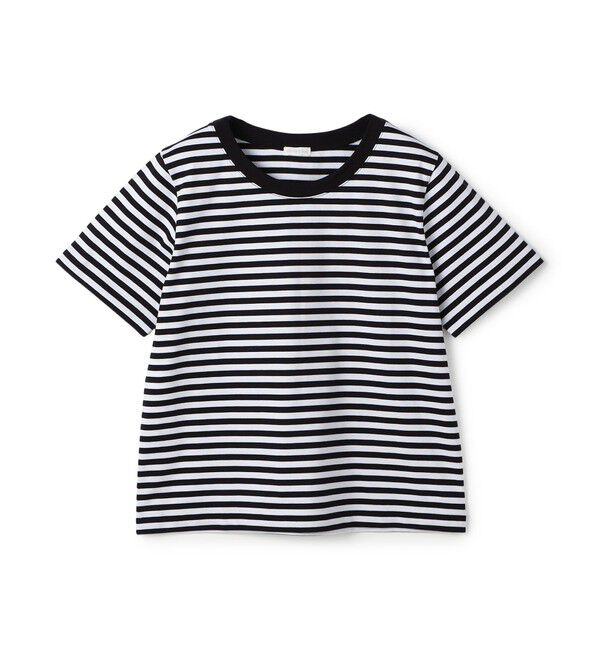 GALERIE VIE「ファインコットン ショートプルオーバー」|Tシャツ・カットソー|18 ブラック系