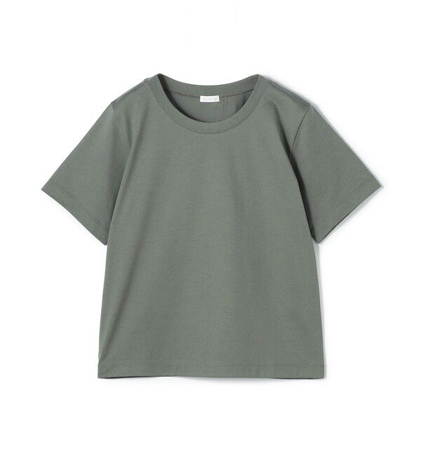 GALERIE VIE「ファインコットン ショートプルオーバー」|Tシャツ・カットソー|57 カーキ