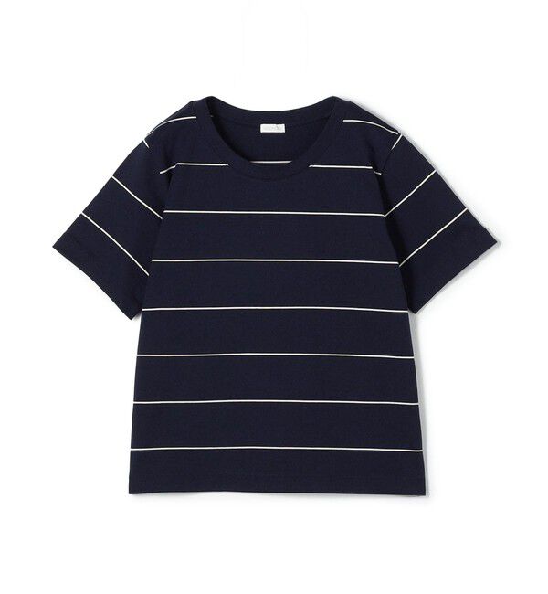 GALERIE VIE「ファインコットン ショートプルオーバー」|Tシャツ・カットソー|62 ネイビー系
