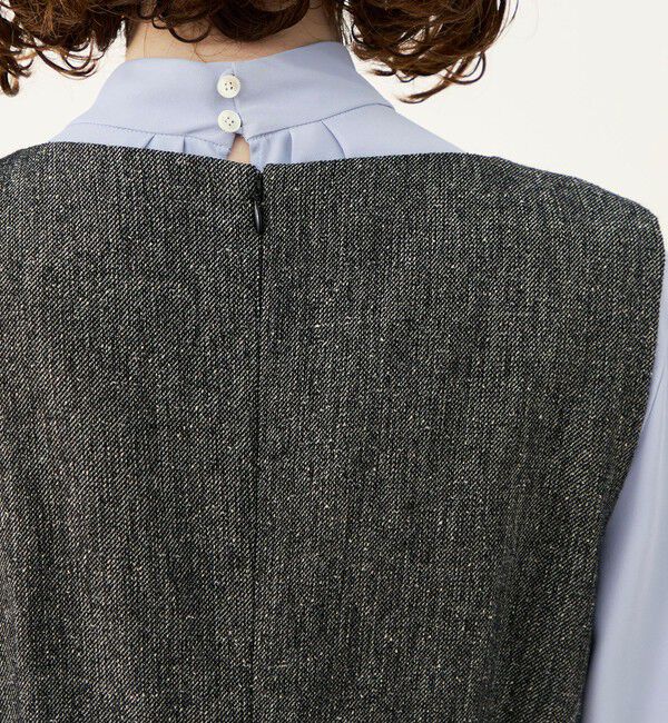 Ballsey「【WEB先行予約】ネップカルゼ キーネックオールインワン」|オールインワン|