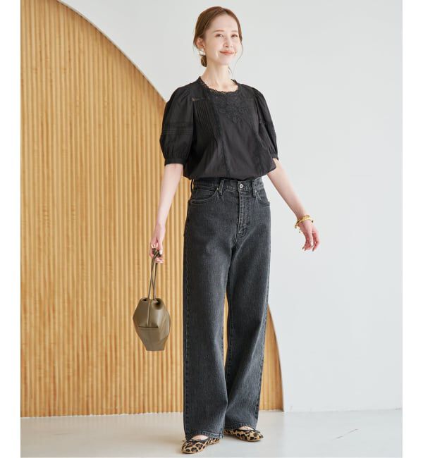 SLOBE IENA「《4サイズ展開/追加8》LE DENIM ストレートデニムパンツ」|デニム|