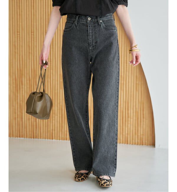 SLOBE IENA「《4サイズ展開/追加8》LE DENIM ストレートデニムパンツ」|デニム|