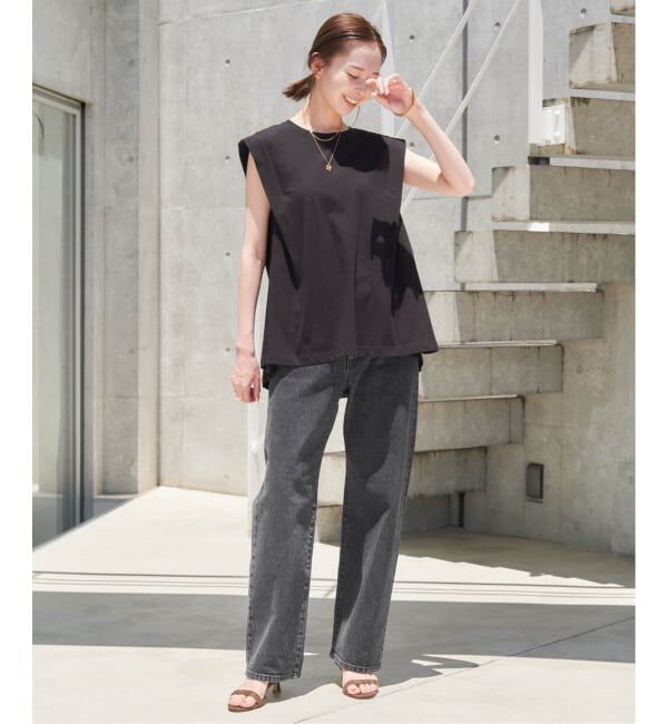 SLOBE IENA「《4サイズ展開/追加8》LE DENIM ストレートデニムパンツ」|デニム|