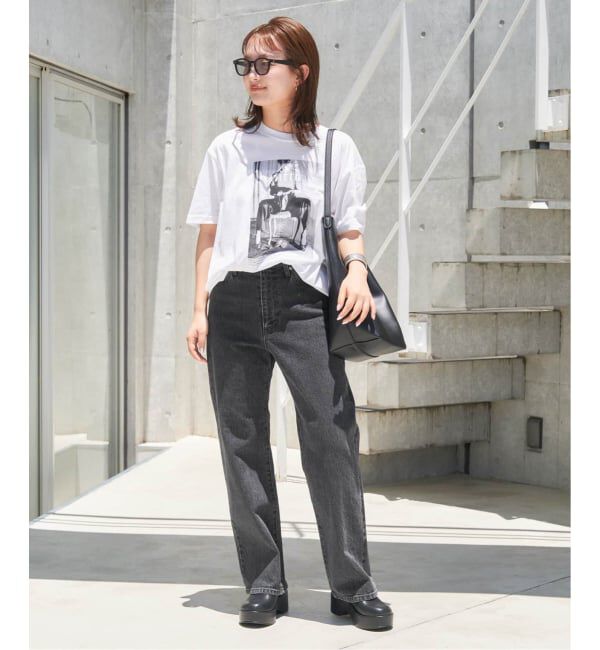 SLOBE IENA「《4サイズ展開/追加8》LE DENIM ストレートデニムパンツ」|デニム|
