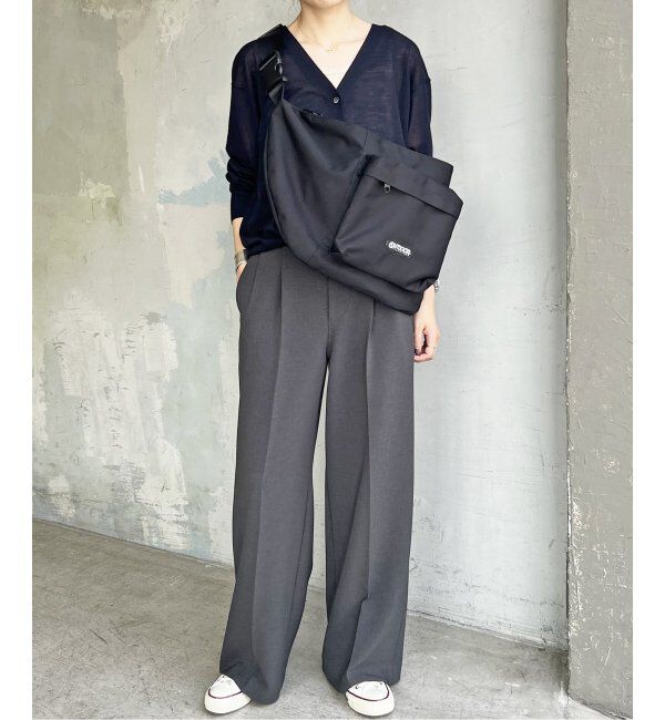 Spick and Span「≪追加≫ダブルクロスツータックパンツ」|スラックス|