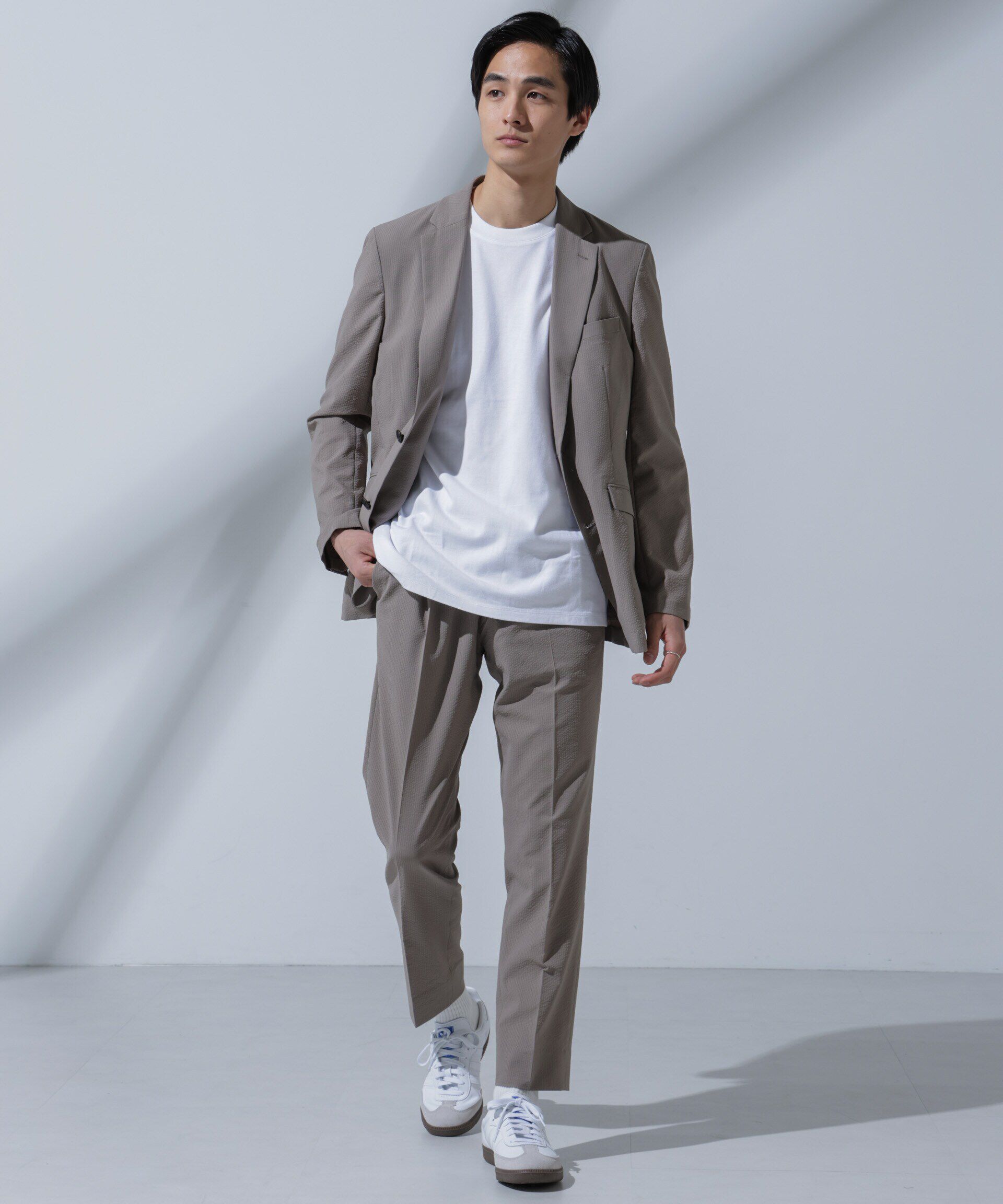 nano･universe「Anti Soaked(R)汗染み防止 クルーネックTシャツ」|Tシャツ・カットソー|