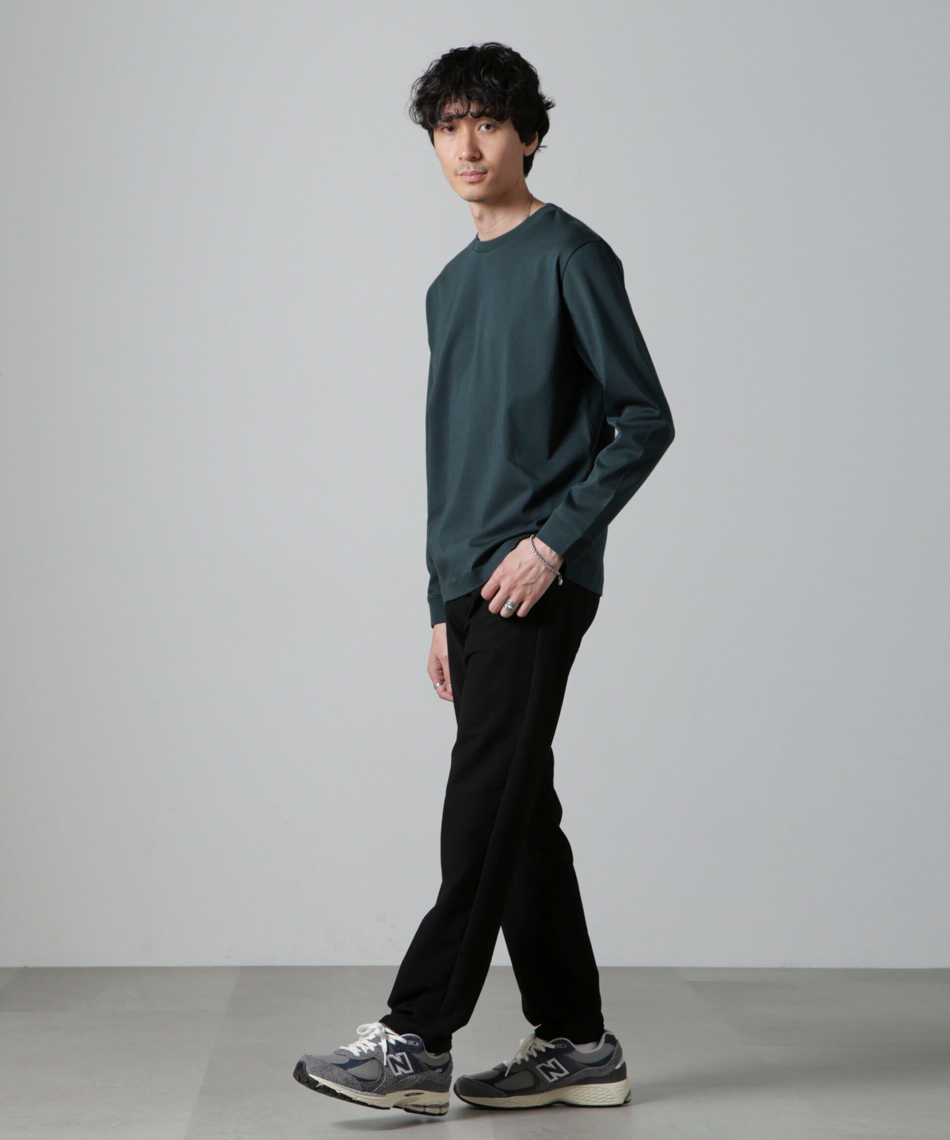 NANO universe「アンチスメルクルーネックTシャツ 長袖」|Tシャツ・カットソー|