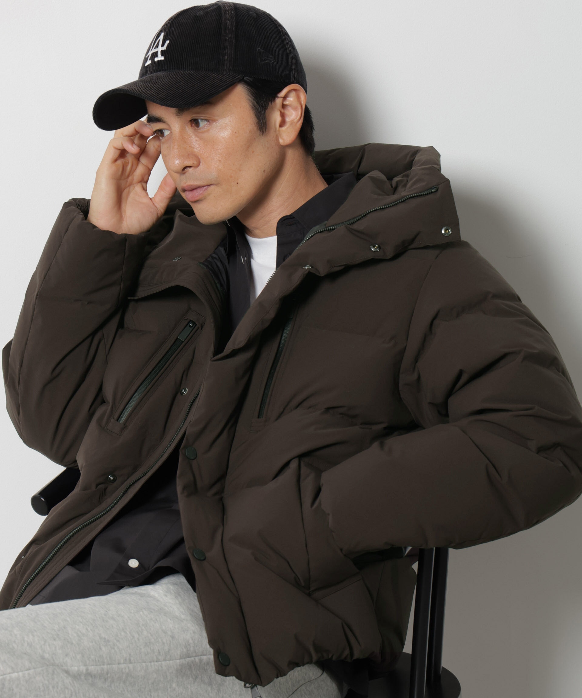 NANO universe「「西川ダウン(R)」SOLOTEXショートダウン」|ダウン|