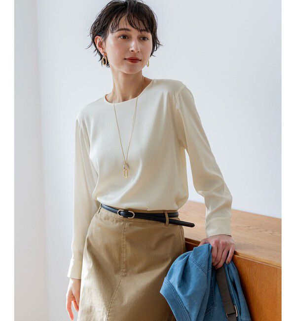 23区「【見上愛さん着用/Oggi掲載】オーバルバックル ベルト」|ベルト|