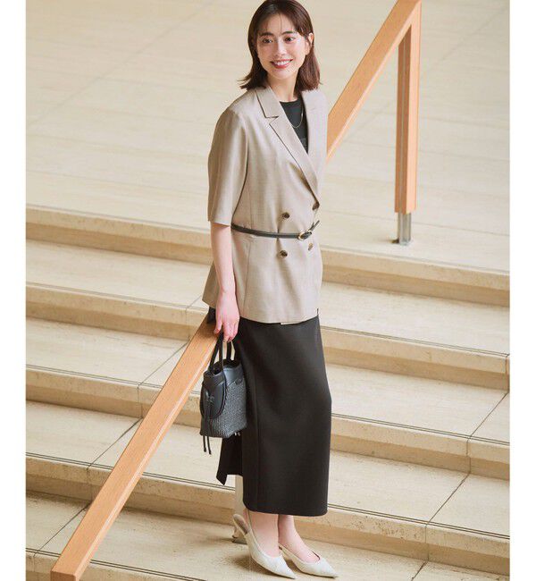23区「【見上愛さん着用/Oggi掲載】オーバルバックル ベルト」|ベルト|