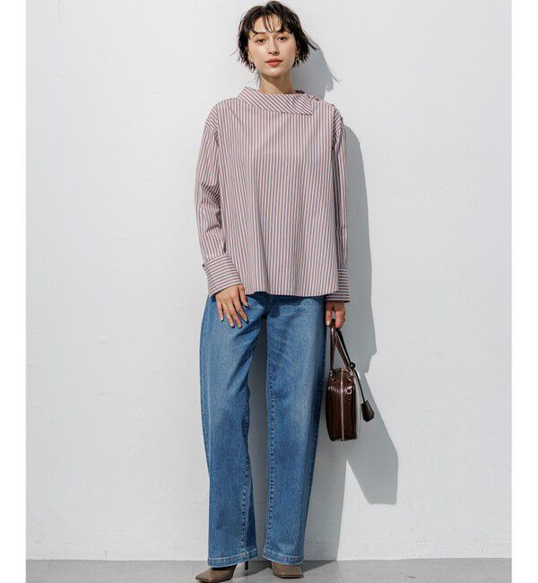 23区「CANCLINI  ボートネックデザイン ブラウス」|シャツ・ブラウス|