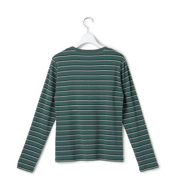 23区「【一部予約】マルチボーダーフライス ロング Tシャツ」|Tシャツ・カットソー|