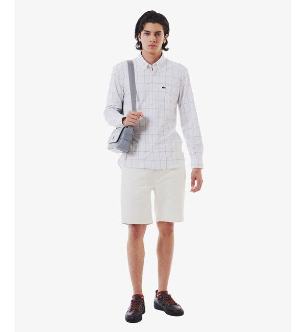 LACOSTE「マルチボーダーアンクルソックス」|ソックス|