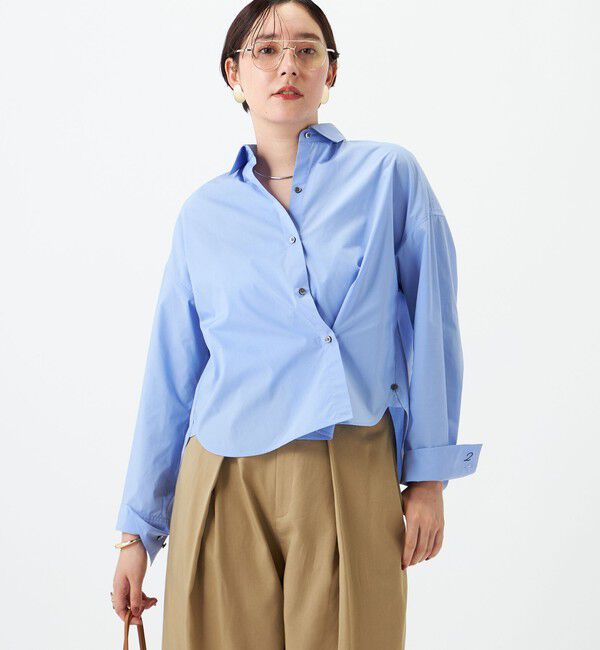 NOLLEY'S「ウォッシャブルMY STANDARDショートシャツ」|シャツ・ブラウス|