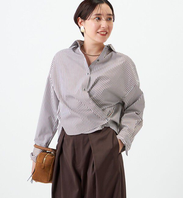NOLLEY'S「ウォッシャブルMY STANDARDショートシャツ」|シャツ・ブラウス|