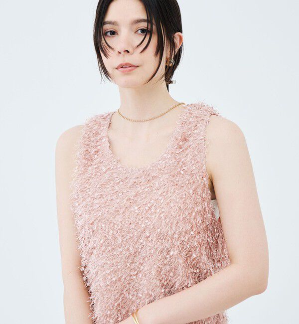 NOLLEY'S sophi「ウォッシャブルフェザーヤーン2WAYベスト」|ベスト・ジレ|