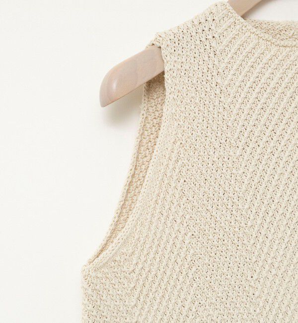 NOLLEY'S sophi「《セットアップ対応》【WALANCE/ワランス】paper knit sleeveless top」|ニット・セーター|