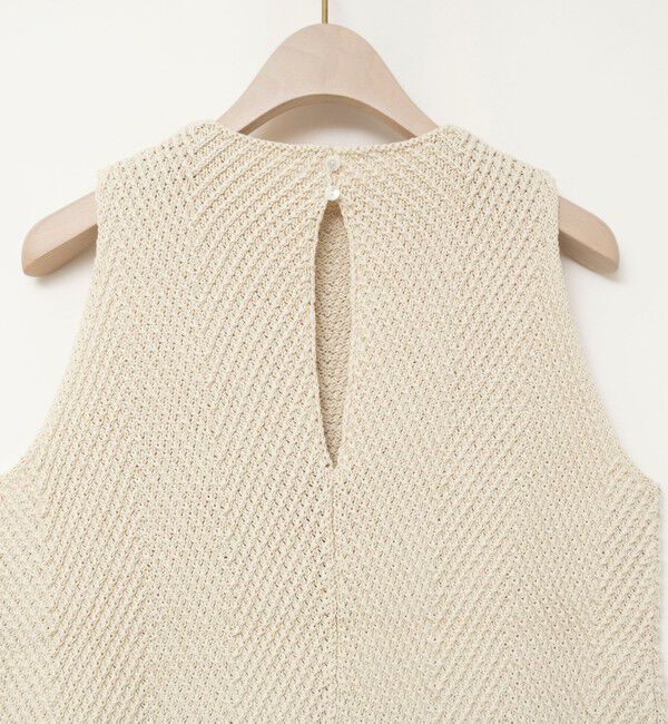 NOLLEY'S sophi「《セットアップ対応》【WALANCE/ワランス】paper knit sleeveless top」|ニット・セーター|