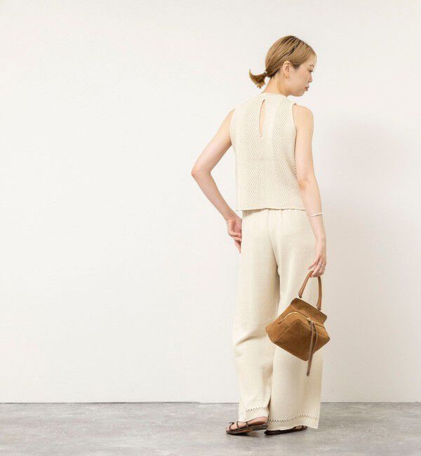 NOLLEY'S sophi「《セットアップ対応》【WALANCE/ワランス】paper knit sleeveless top」|ニット・セーター|