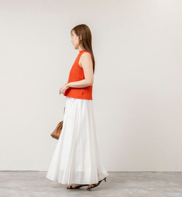 NOLLEY'S sophi「《セットアップ対応》【WALANCE/ワランス】paper knit sleeveless top」|ニット・セーター|