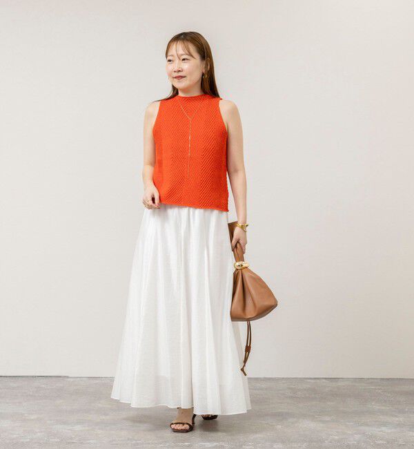 NOLLEY'S sophi「《セットアップ対応》【WALANCE/ワランス】paper knit sleeveless top」|ニット・セーター|