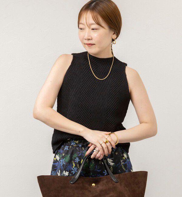 NOLLEY'S sophi「《セットアップ対応》【WALANCE/ワランス】paper knit sleeveless top」|ニット・セーター|