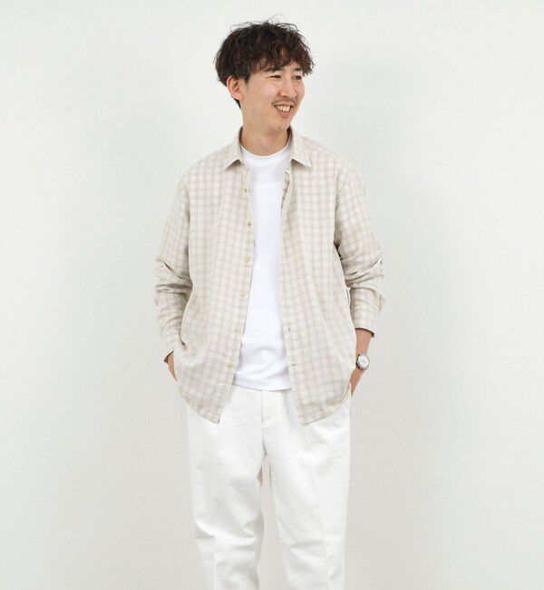 NOLLEY'S goodman「ダブルガーゼ レギュラーカラーオーバーシャツ 26AW」|シャツ・ブラウス|