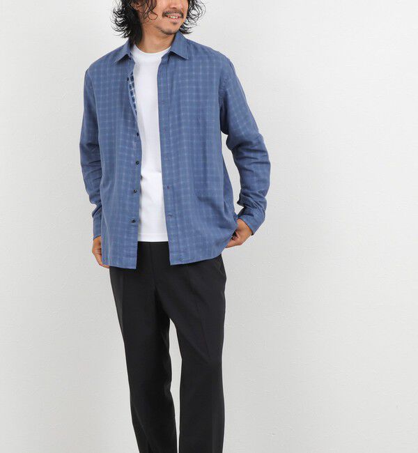 NOLLEY'S goodman「ダブルガーゼ レギュラーカラーオーバーシャツ 26AW」|シャツ・ブラウス|