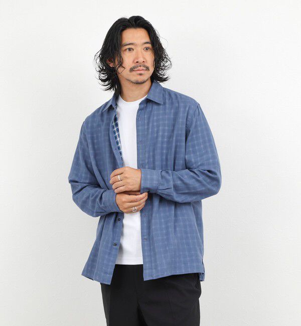 NOLLEY'S goodman「ダブルガーゼ レギュラーカラーオーバーシャツ 26AW」|シャツ・ブラウス|