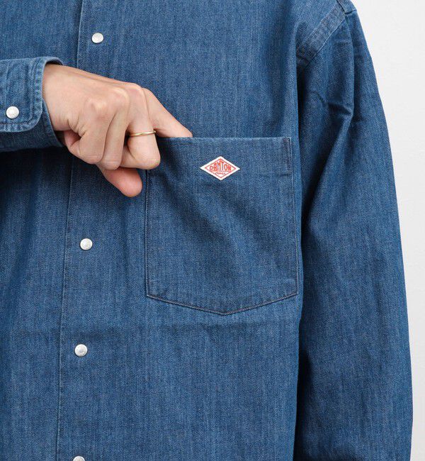 NOLLEY'S goodman「【DANTON/ダントン】DOT BUTTON B.D. SHIRT（DT-B0293 DUG）」|シャツ・ブラウス|