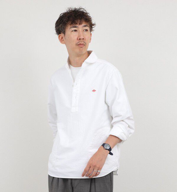 NOLLEY'S goodman「【DANTON/ダントン】ROUND COLLAR P/O SHIRT（DT-B0282 SOX）」|シャツ・ブラウス|