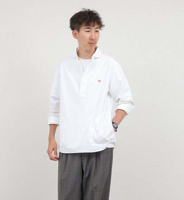 NOLLEY'S goodman「【DANTON/ダントン】ROUND COLLAR P/O SHIRT（DT-B0282 SOX）」|シャツ・ブラウス|