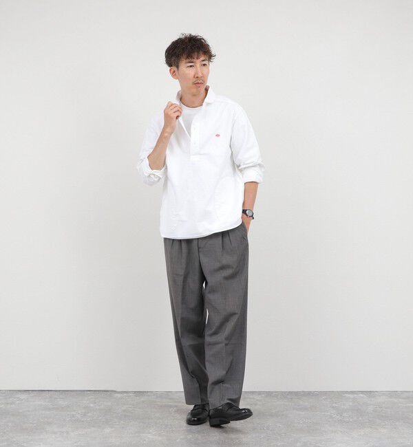 NOLLEY'S goodman「【DANTON/ダントン】ROUND COLLAR P/O SHIRT（DT-B0282 SOX）」|シャツ・ブラウス|