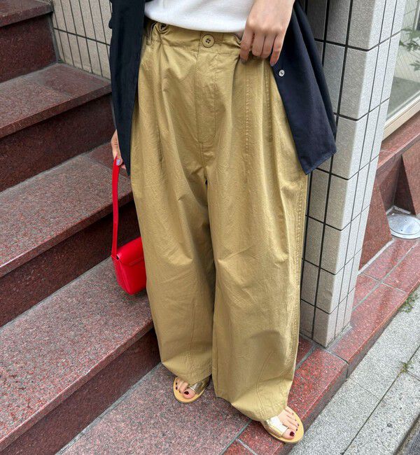 fredy emue「ミリタリーボリュームパンツ」|チノ|