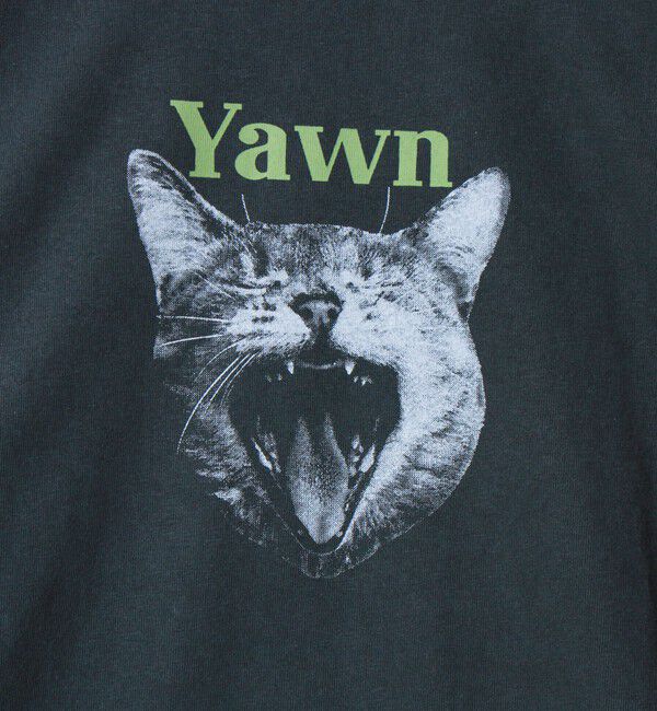 GLOSTER「【WEB限定】【人気シリーズ】【DOG&CAT】犬猫ピグメントロンT」|Tシャツ・カットソー|