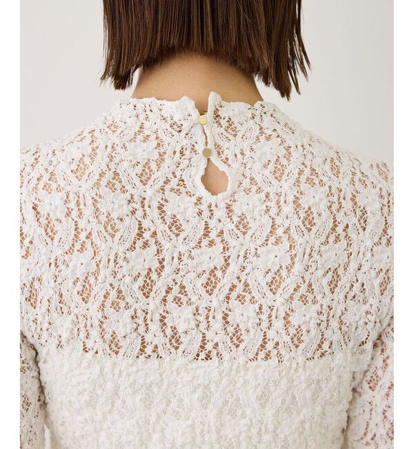 ROPE「【J'aDoRe・一部店舗限定サイズ】カムイレースハイネックカットソー/イージーケア」|Tシャツ・カットソー|